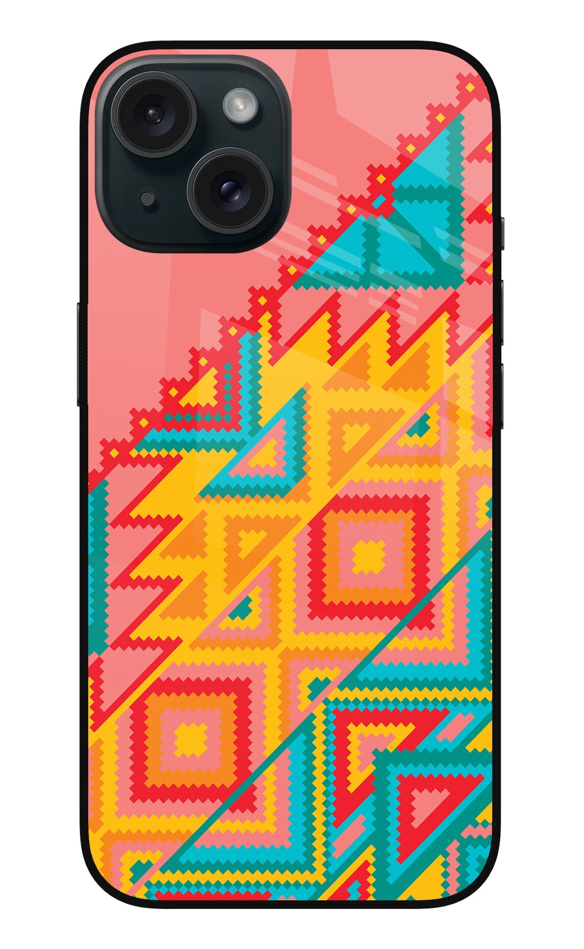 Aztec Tribal iPhone 15 Back Cover