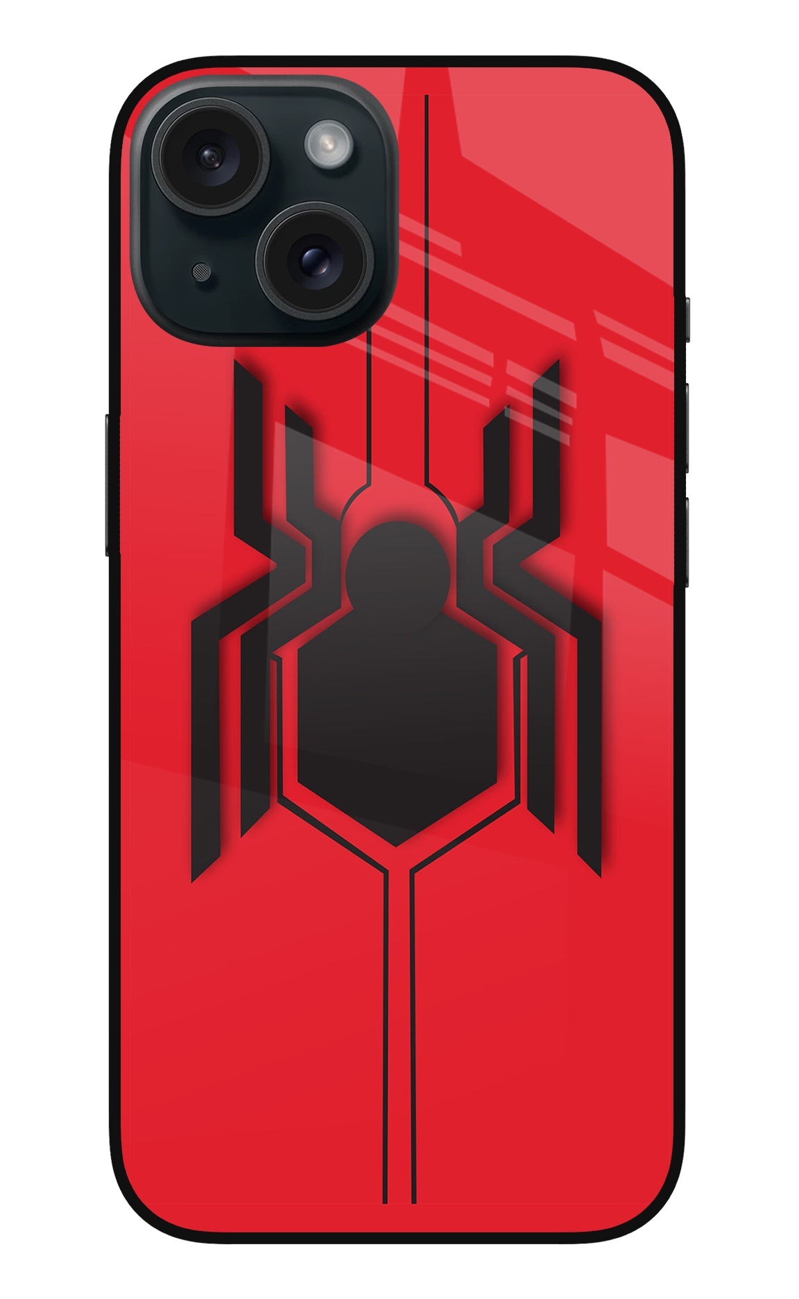 Spider iPhone 15 Glass Case