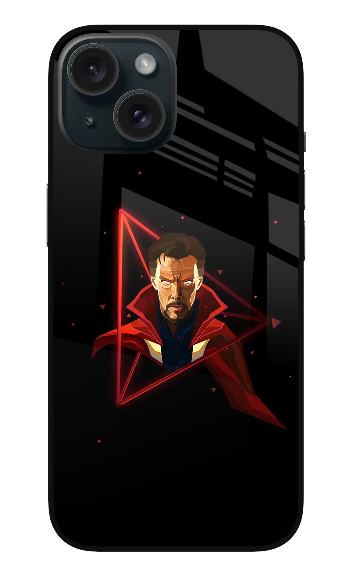 Doctor Ordinary iPhone 15 Glass Case Back Cover by Casekaro