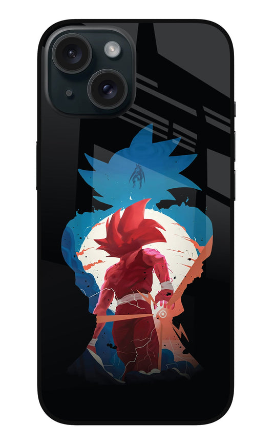 Goku iPhone 15 Glass Case