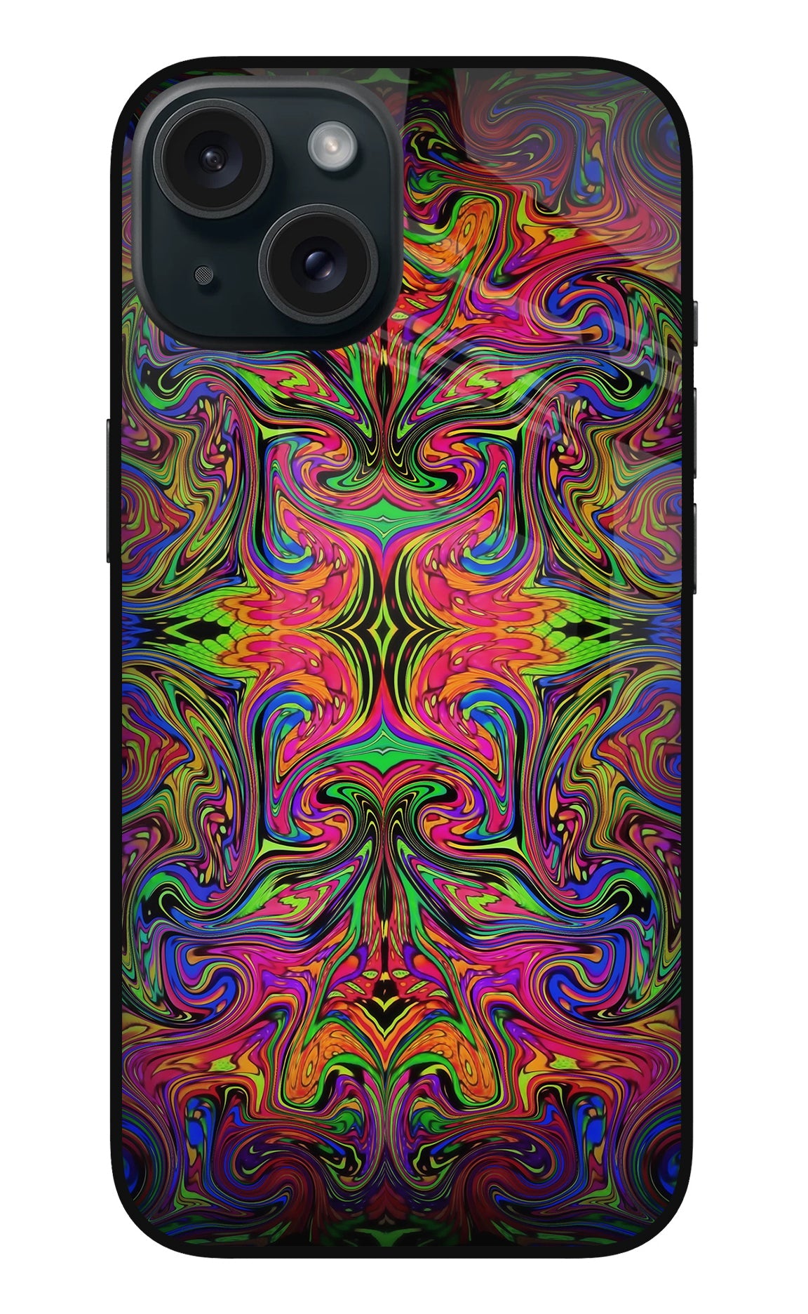 Psychedelic Art iPhone 15 Back Cover