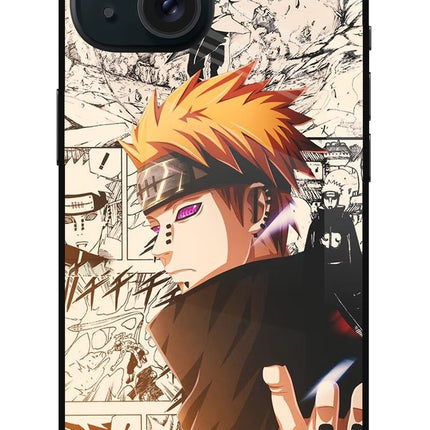 Pain Anime iPhone 15 Glass Case