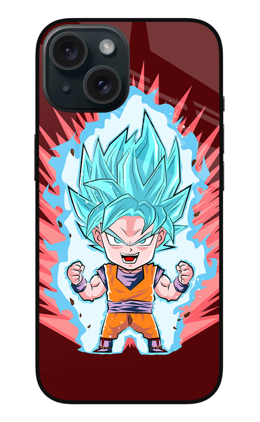 Goku Little iPhone 15 Glass Case
