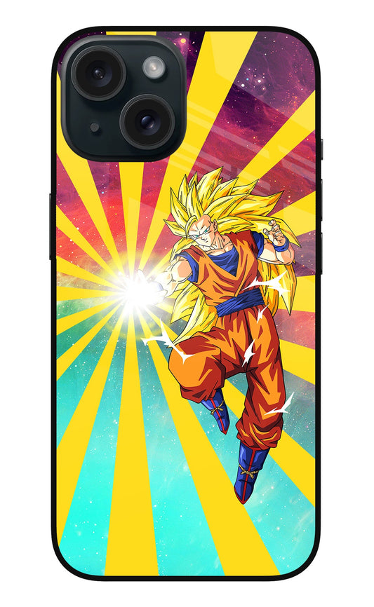 Goku Super Saiyan iPhone 15 Glass Case