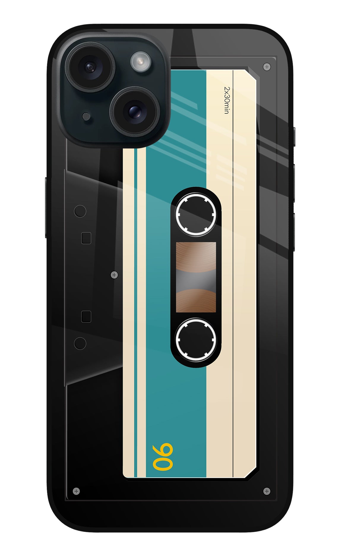Cassette iPhone 15 Back Cover