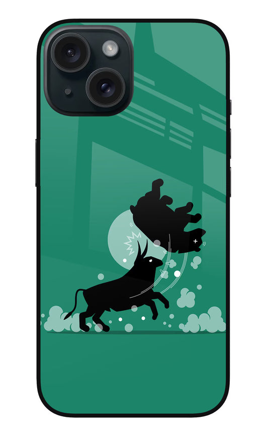 Bull Conqueror iPhone 15 Glass Case