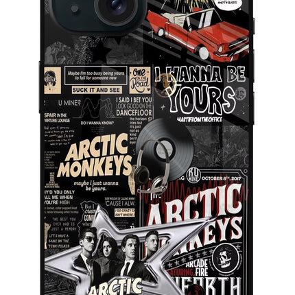 Arctic Monkeys iPhone 15 Glass Case