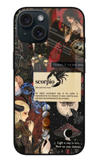 Scorpio Zodiac iPhone 15 Glass Case