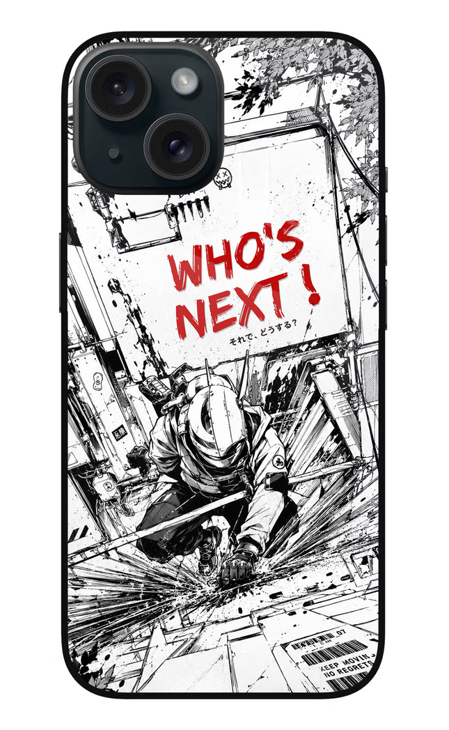 Who's Next iPhone 15 Glass Case