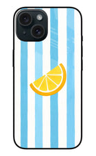 Summer Lemon iPhone 15 Glass Case