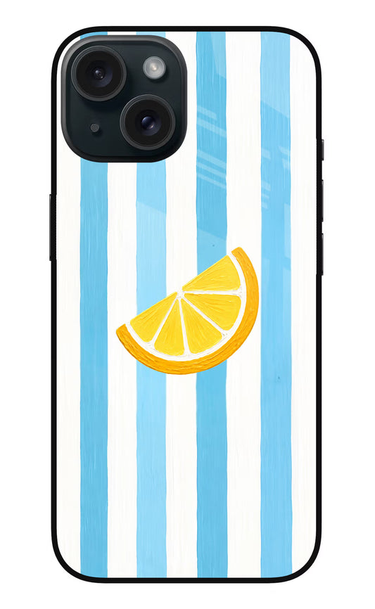 Summer Lemon iPhone 15 Glass Case