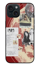 Taylor Swift iPhone 15 Glass Case
