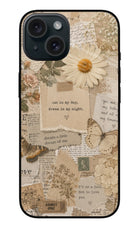 Vintage case iPhone 15 Glass Case
