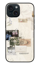 Soft Aesthetic iPhone 15 Glass Case