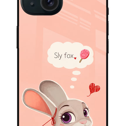 Judy Charm iPhone 15 Glass Case