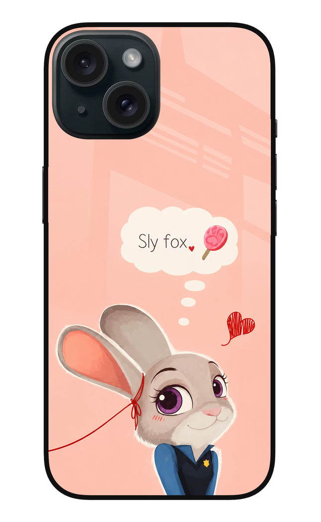 Judy Charm iPhone 15 Glass Case