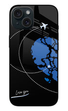 Love Orbit iPhone 15 Glass Case
