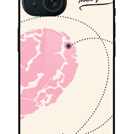 Miss Orbit iPhone 15 Glass Case