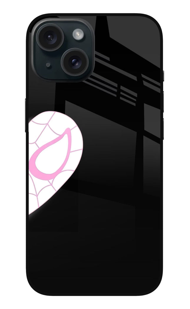 Gwen Mask iPhone 15 Glass Case