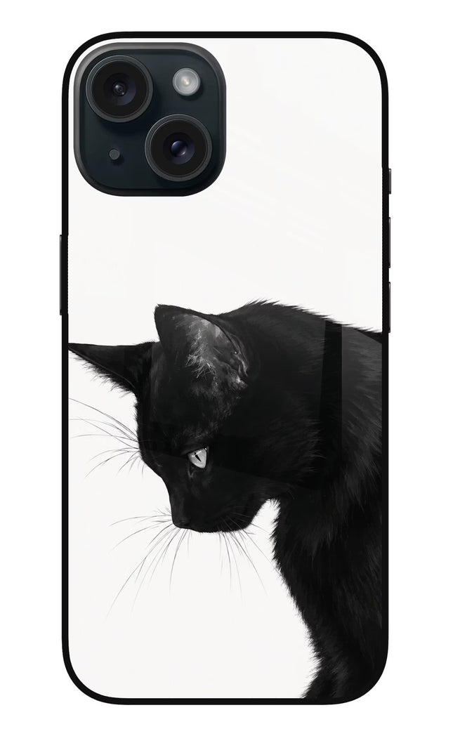 Shadow Gaze iPhone 15 Glass Case