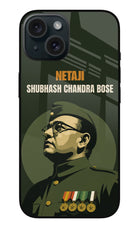 Netaji Legacy iPhone 15 Glass Case