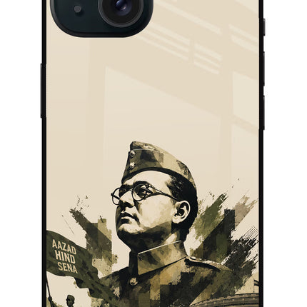 Netaji Rising iPhone 15 Glass Case