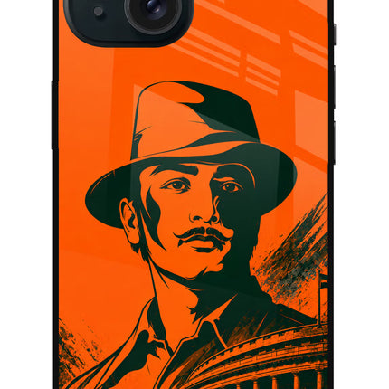 Bhagat Singh Legacy iPhone 15 Glass Case