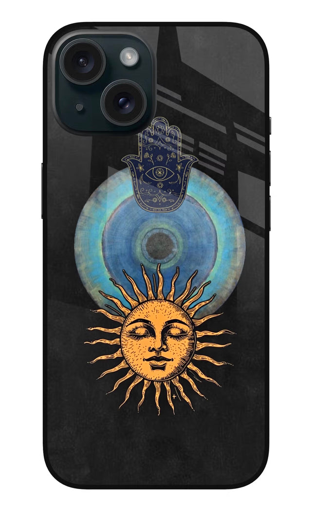Divine Sun iPhone 15 Glass Case