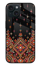 Noir Mehfil iPhone 15 Glass Case
