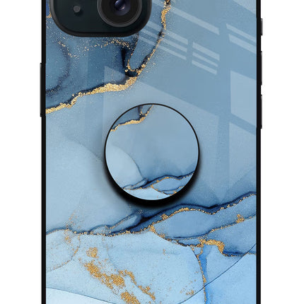 Blue Marble iPhone 15 Glass Case
