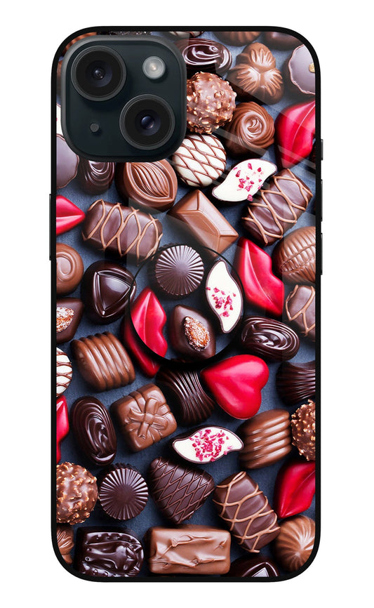 Chocolates iPhone 15 Glass Case