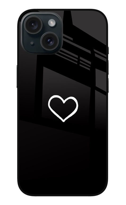 Heart iPhone 15 Plus Glass Case