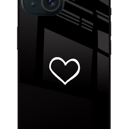 Heart iPhone 15 Plus Glass Case