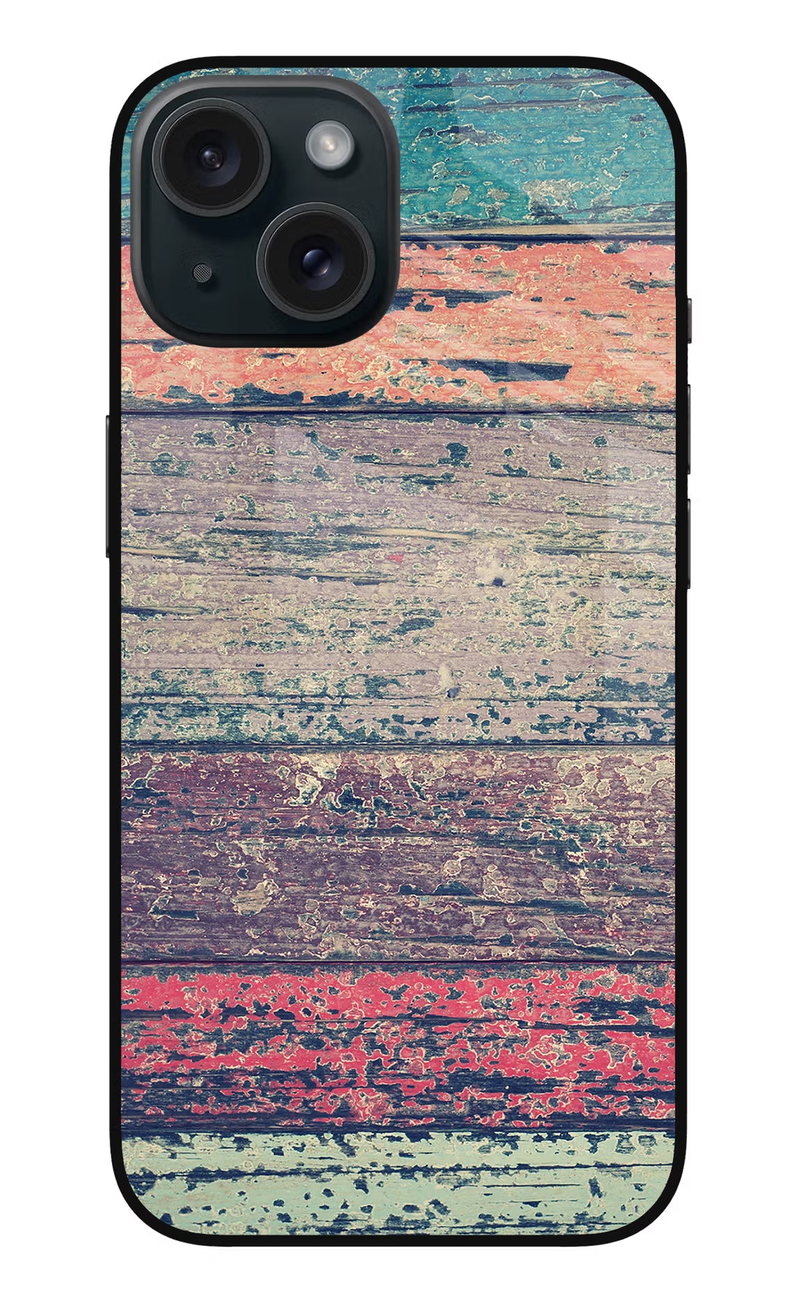 Colourful Wall iPhone 15 Plus Glass Case