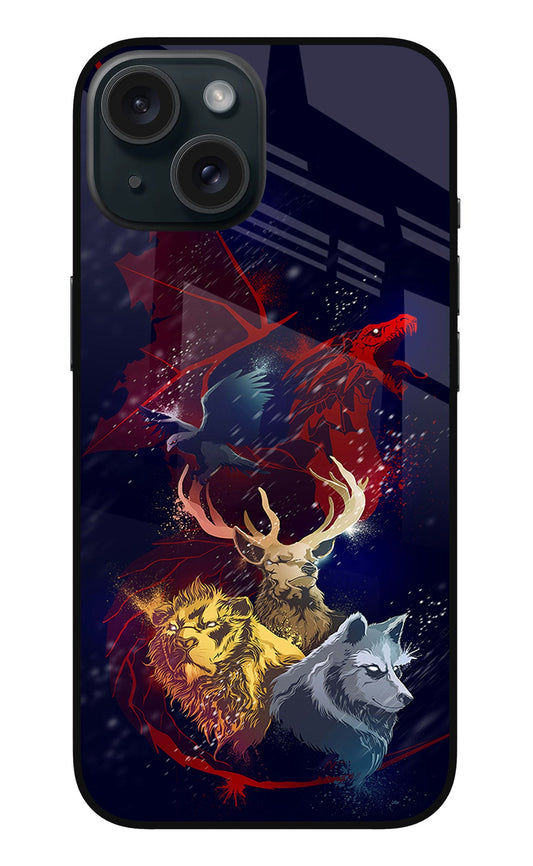 Game Of Thrones iPhone 15 Plus Glass Case