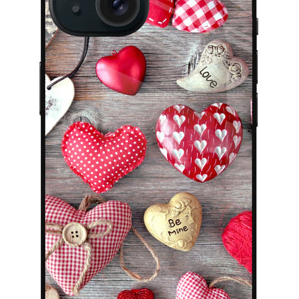 Love Wallpaper iPhone 15 Plus Glass Case Back Cover by Casekaro