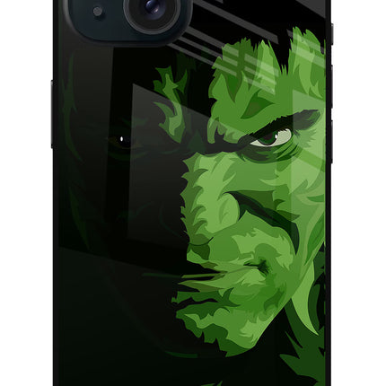 HULK iPhone 15 Plus Glass Case