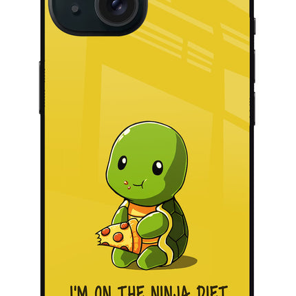 I'm on Ninja Diet iPhone 15 Plus Glass Case