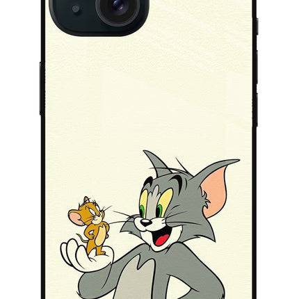 Tom & Jerry iPhone 15 Plus Glass Case