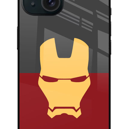 Ironman iPhone 15 Plus Glass Case