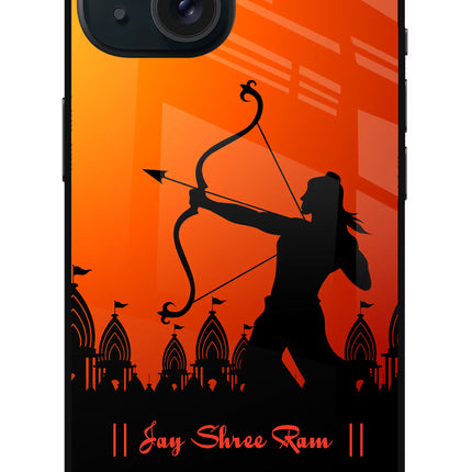 Lord Ram - 4 iPhone 15 Plus Glass Case