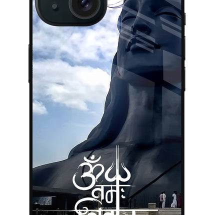 Om Namah Shivay iPhone 15 Plus Glass Case