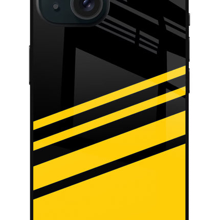 Yellow Shades iPhone 15 Plus Glass Case