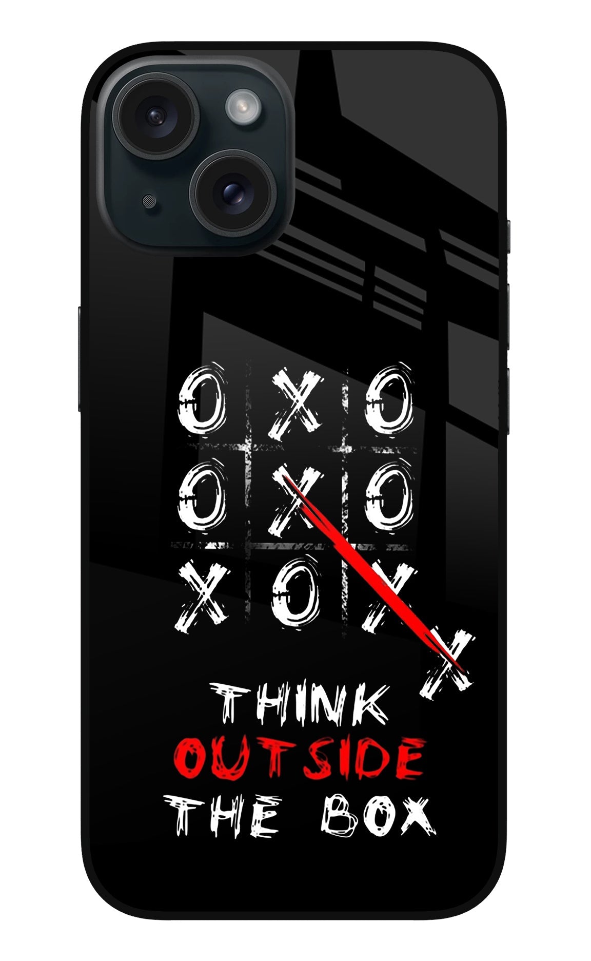 Think out of the BOX iPhone 15 Plus Glass Case