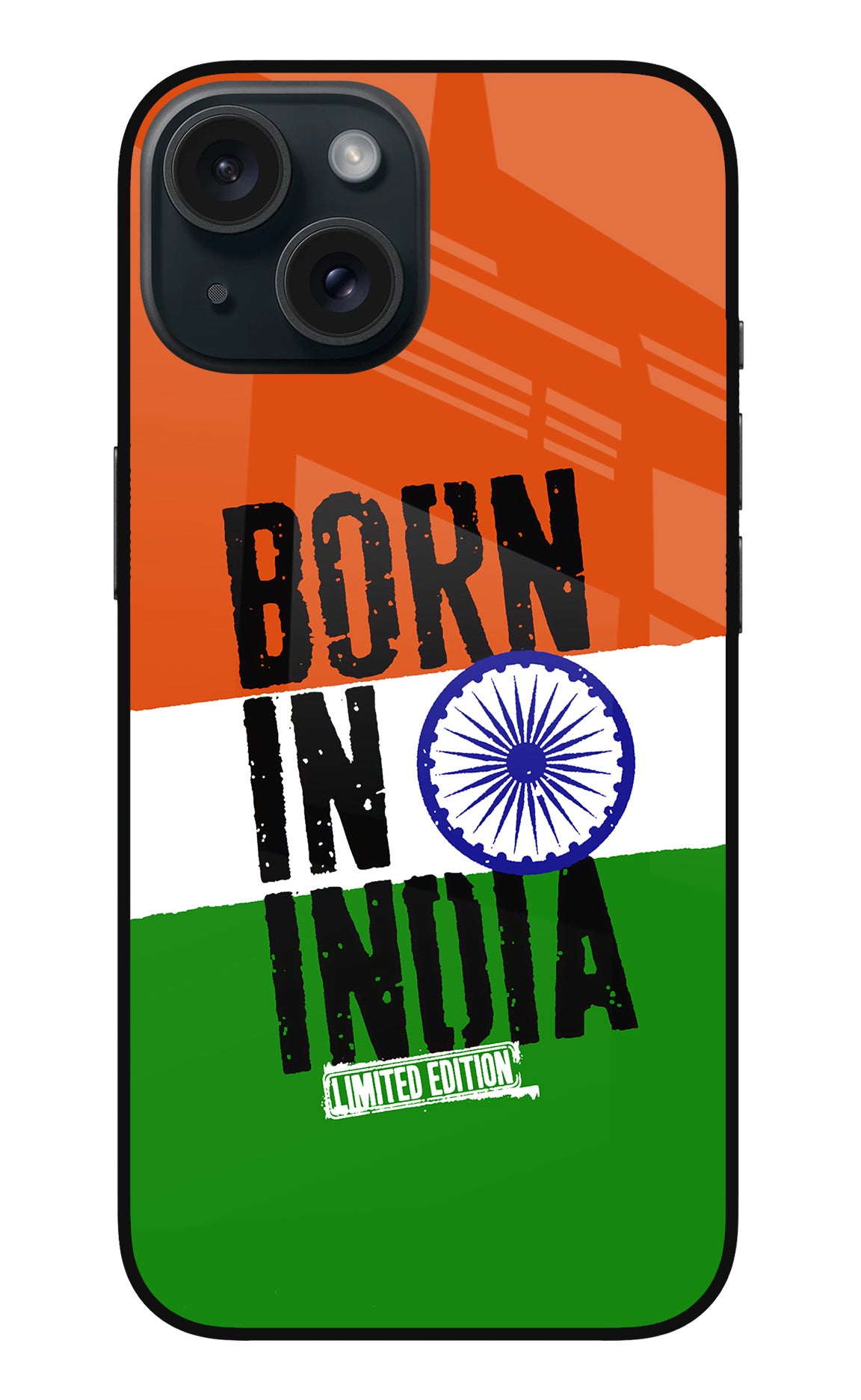 Born in India iPhone 15 Plus Back Cover