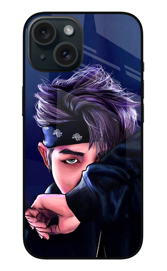 BTS Cool iPhone 15 Plus Glass Case