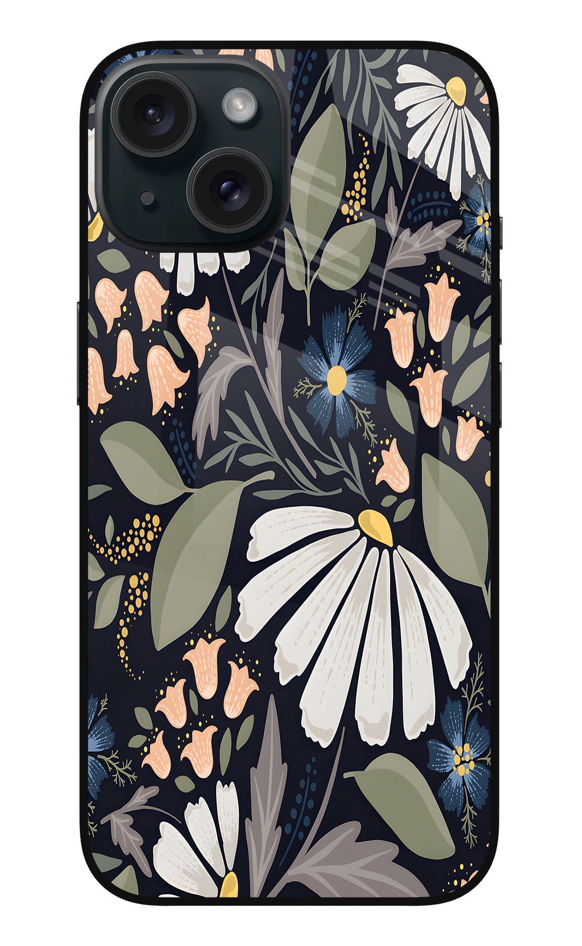 Flowers Art iPhone 15 Plus Back Cover