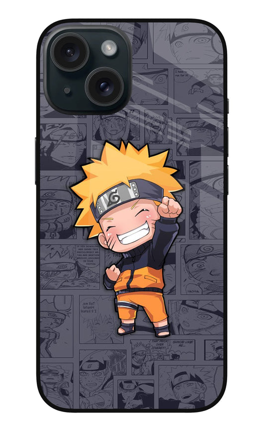 Chota Naruto iPhone 15 Plus Glass Case