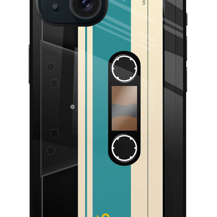 Cassette iPhone 15 Plus Glass Case Back Cover by Casekaro