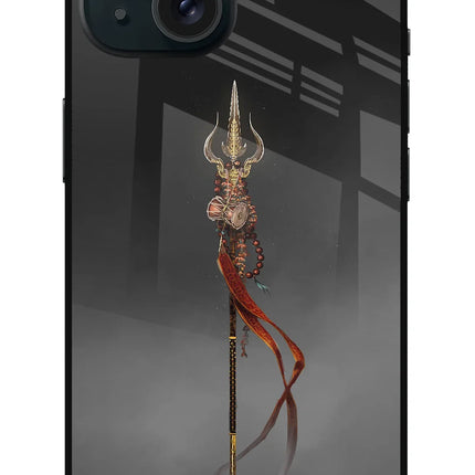 Shiv Trishul iPhone 15 Plus Glass Case